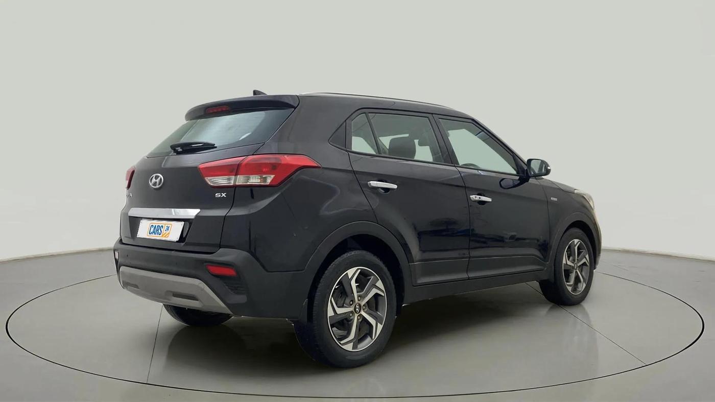 2018 Hyundai Creta SX AT 1.6 PETROL, Petrol, Automatic, 42,353 km, Right Back Diagonal