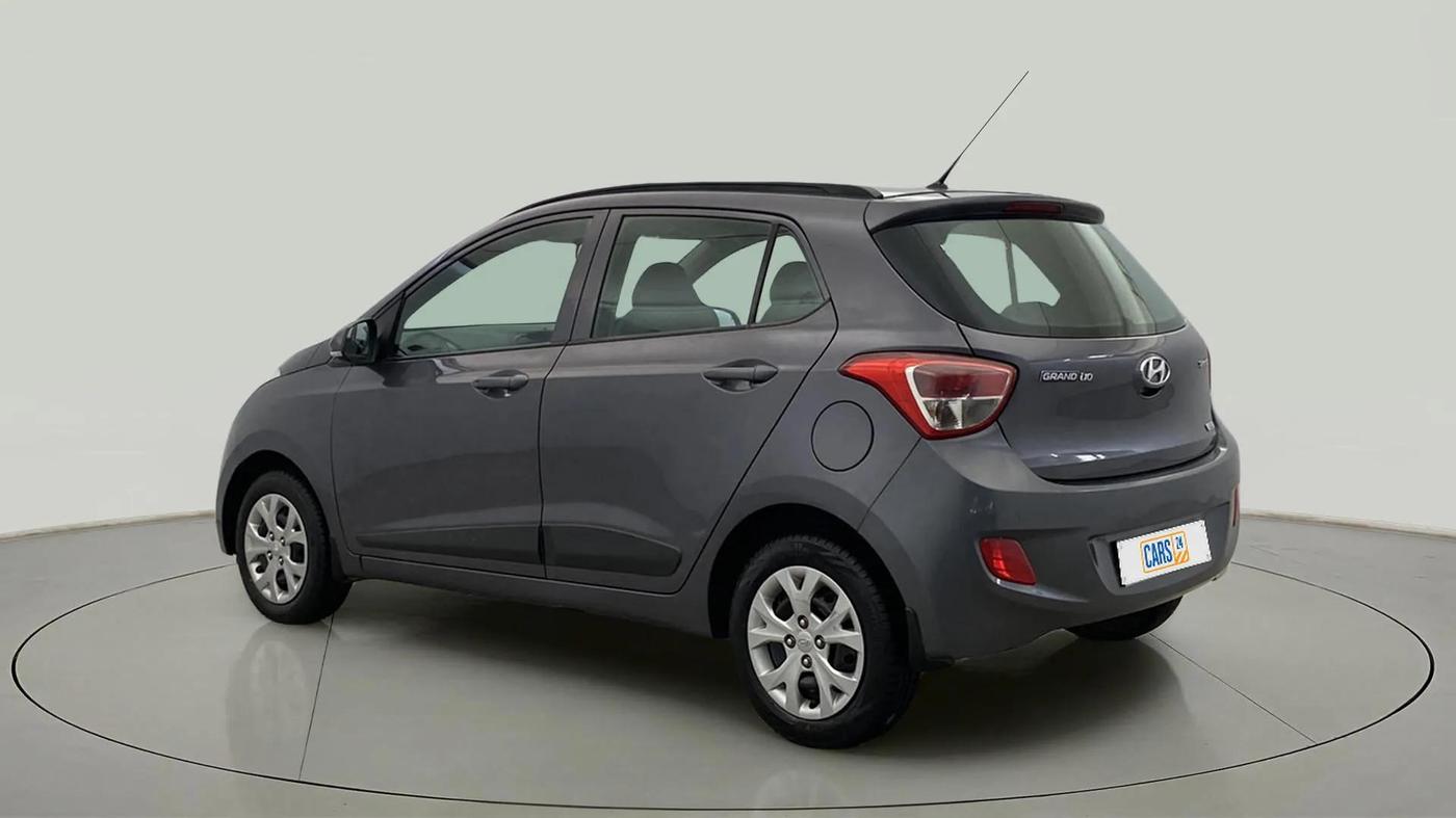 2016 Hyundai Grand i10 SPORTZ 1.2 KAPPA VTVT, Petrol, Manual, 22,357 km, Left Back Diagonal