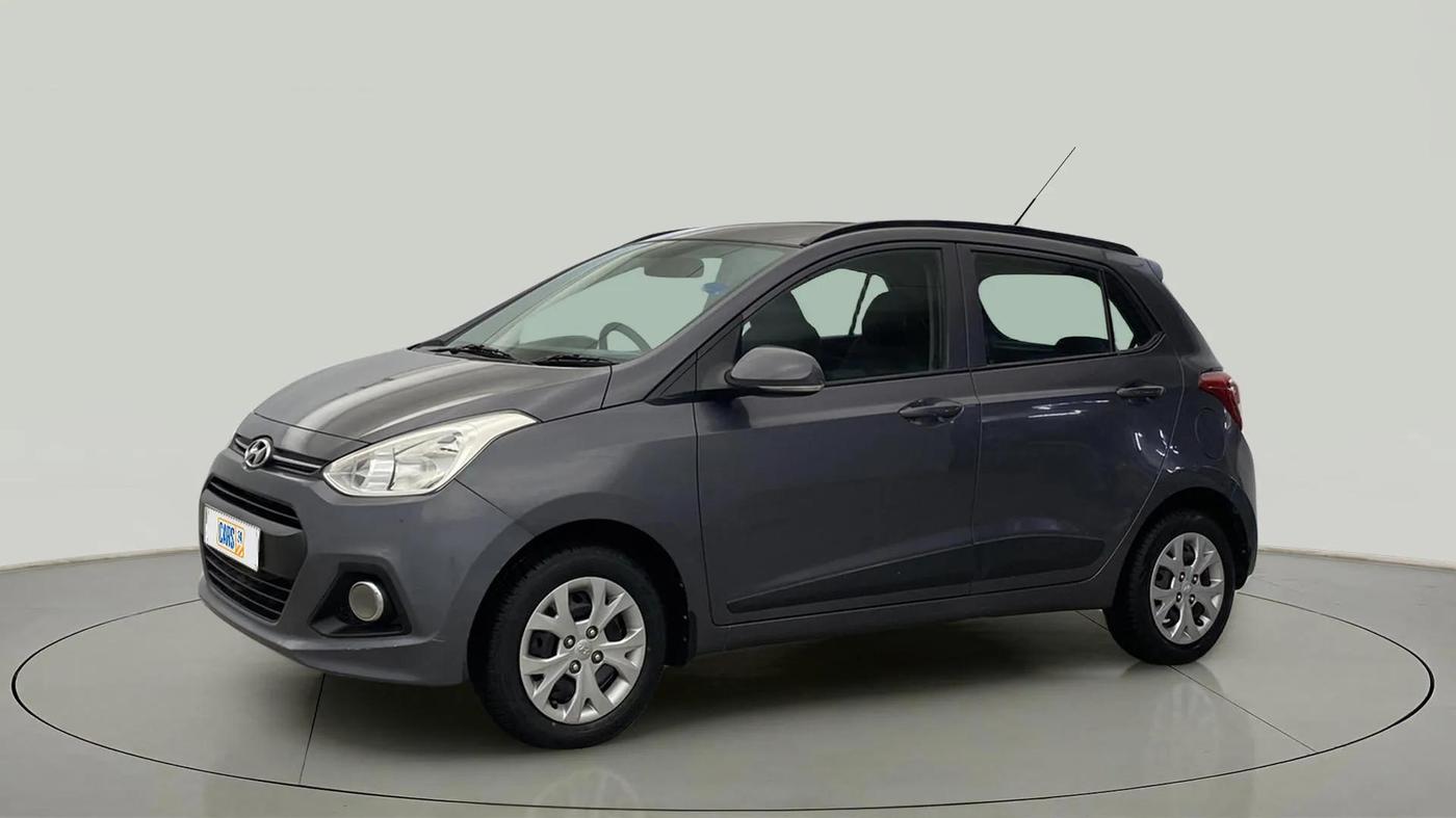 2016 Hyundai Grand i10 SPORTZ 1.2 KAPPA VTVT, Petrol, Manual, 22,357 km, Left Front Diagonal