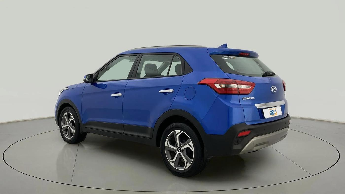 2019 Hyundai Creta SX AT 1.6 PETROL, Petrol, Automatic, 71,835 km, Left Back Diagonal