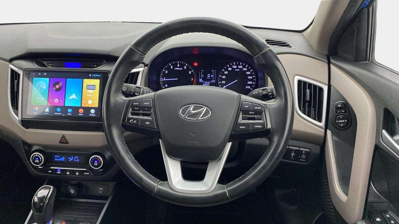 2019 Hyundai Creta SX AT 1.6 PETROL, Petrol, Automatic, 71,835 km, Steering Wheel Close Up