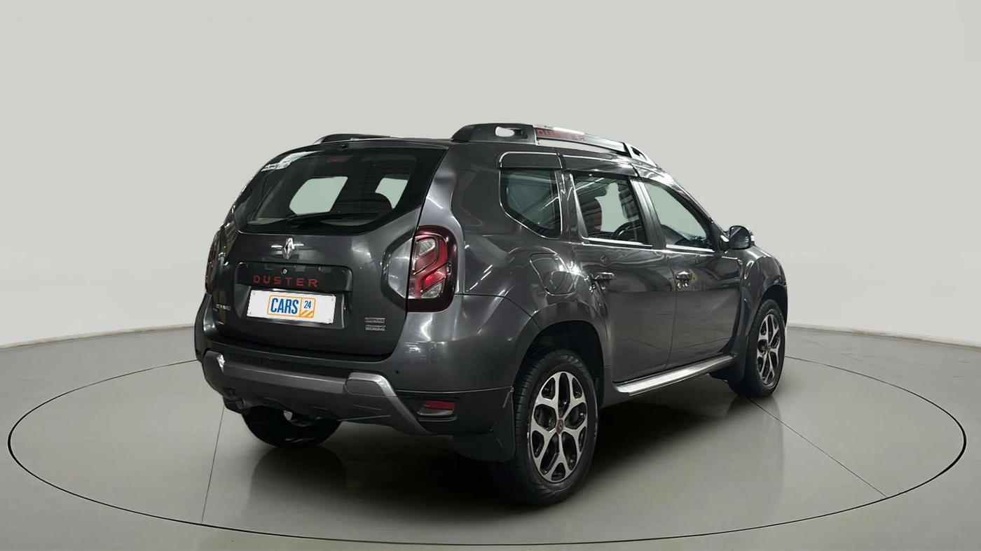 2021 Renault Duster RXZ 1.3 TURBO PETROL CVT, Petrol, Automatic, 64,582 km, Right Back Diagonal