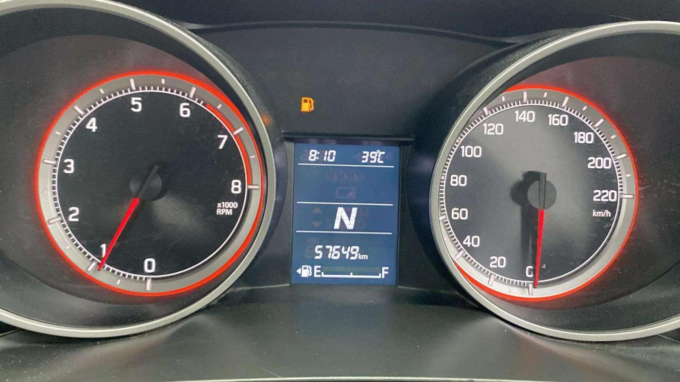 2019 Maruti Swift ZXI PLUS AMT, Petrol, Automatic, 57,803 km, Odometer Image
