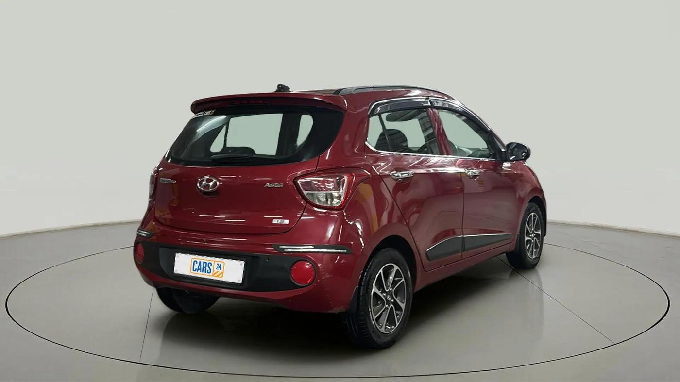 2017 Hyundai Grand i10 ASTA 1.2 KAPPA VTVT, Petrol, Manual, 53,204 km, Right Back Diagonal