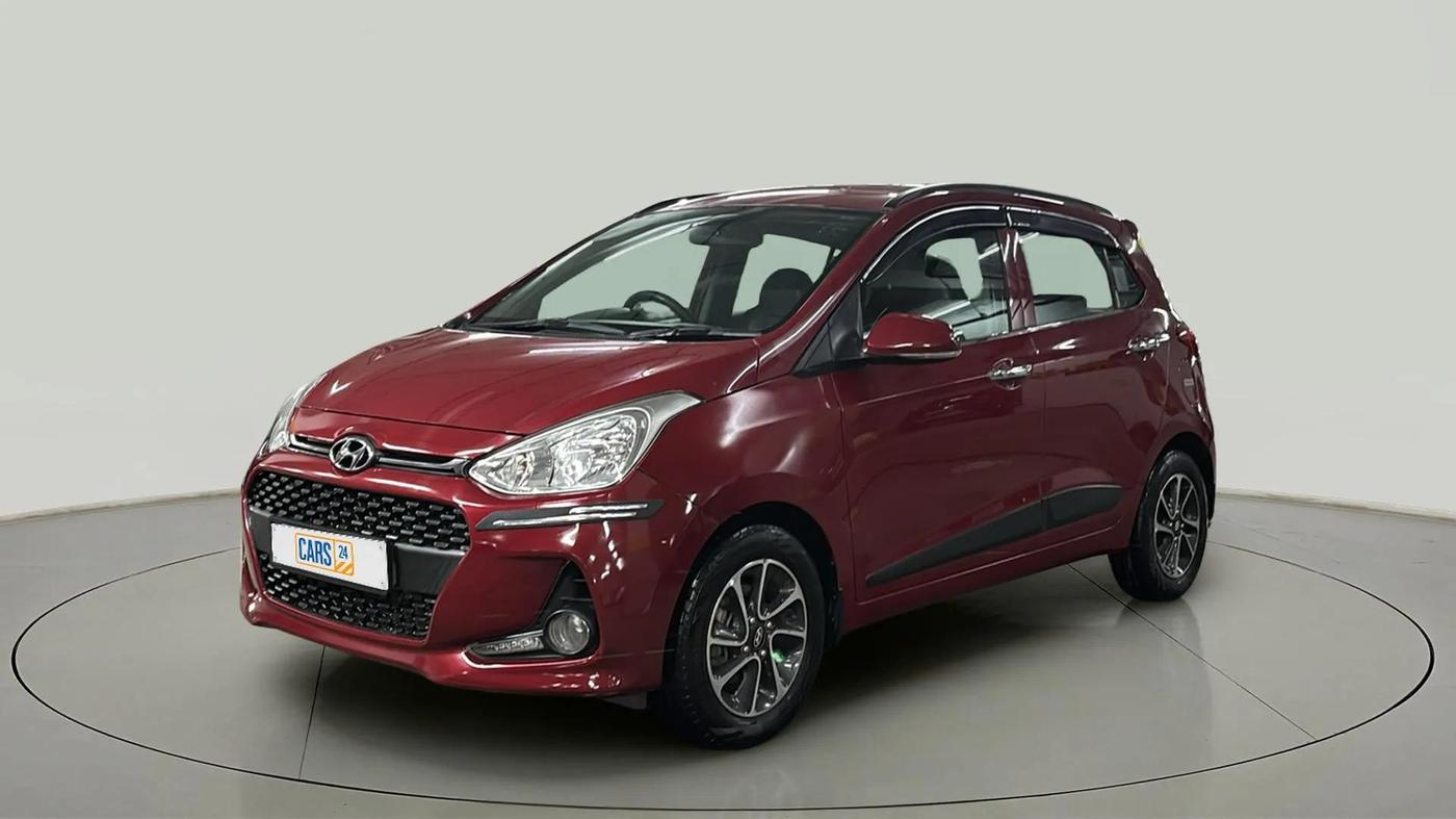 2017 Hyundai Grand i10 ASTA 1.2 KAPPA VTVT, Petrol, Manual, 53,204 km, Left Front Diagonal