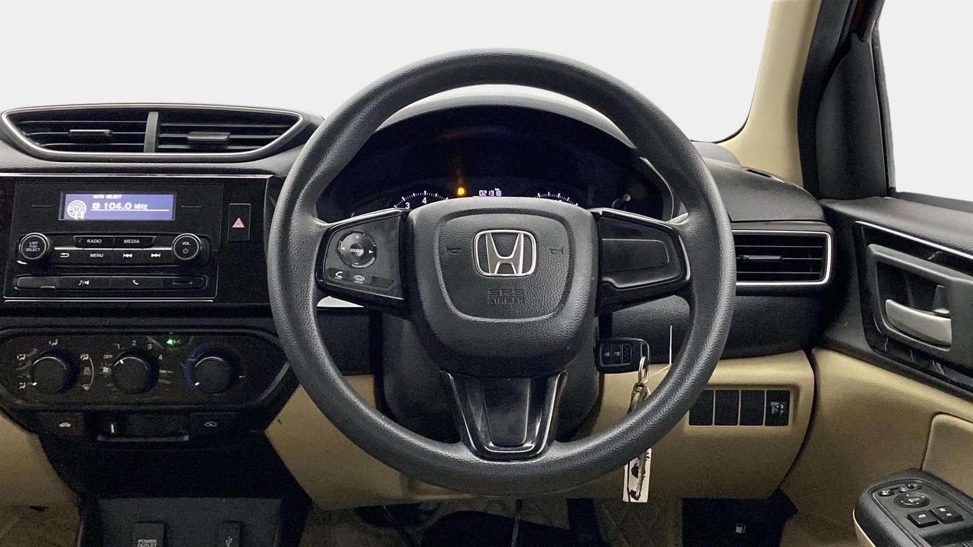 2019 Honda Amaze 1.2L I-VTEC S, Petrol, Manual, 21,370 km, Steering Wheel Close Up