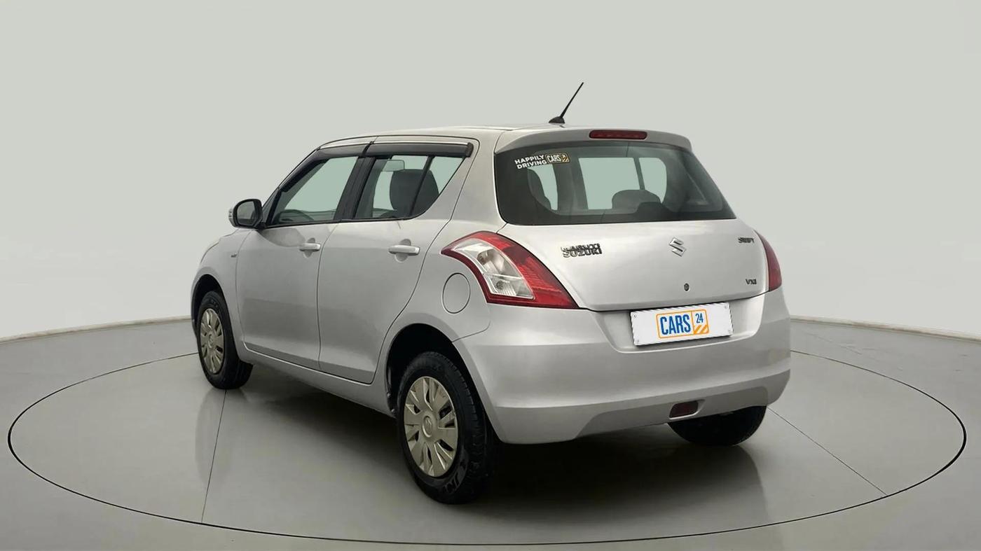2014 Maruti Swift VXI, Petrol, Manual, 83,744 km, Left Back Diagonal
