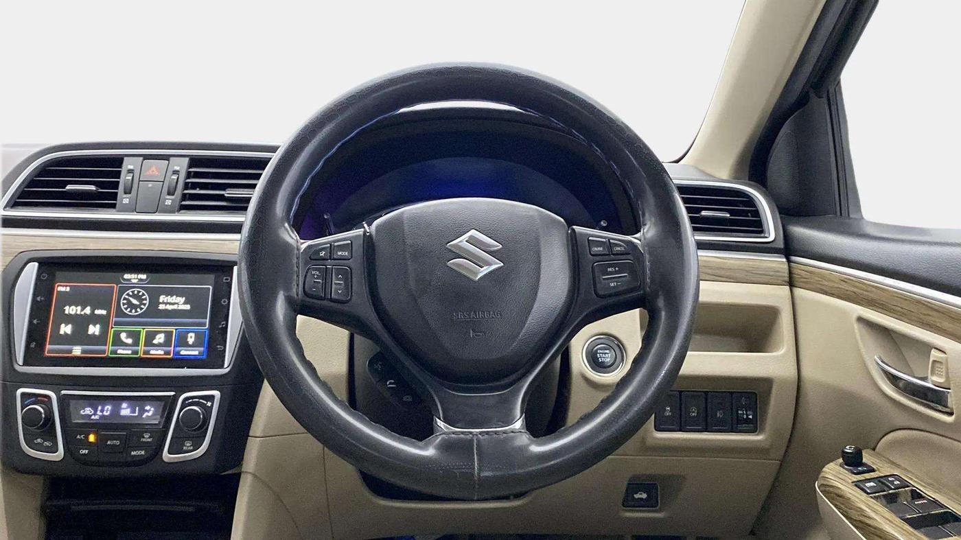 2021 Maruti Ciaz DELTA AT 1.5 SHVS PETROL, Petrol, Automatic, 39,949 km, Steering Wheel Close Up