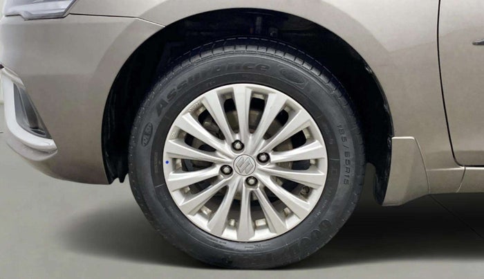 2021 Maruti Ciaz DELTA AT 1.5 SHVS PETROL, Petrol, Automatic, 39,949 km, Left Front Wheel