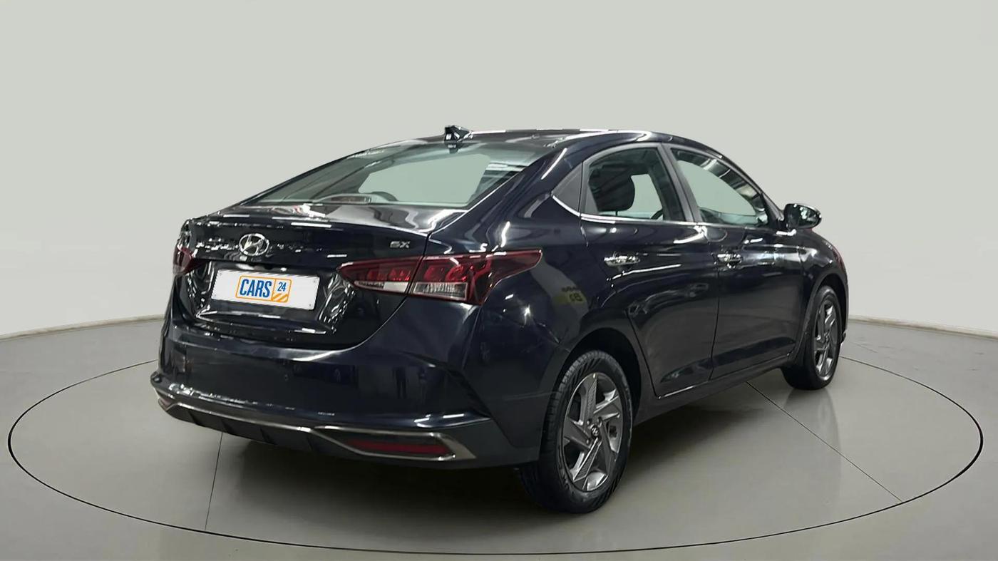 2021 Hyundai Verna SX 1.5 VTVT IVT, Petrol, Automatic, 15,068 km, Right Back Diagonal
