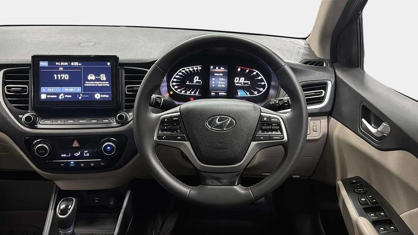 2021 Hyundai Verna SX 1.5 VTVT IVT, Petrol, Automatic, 15,068 km, Steering Wheel Close Up