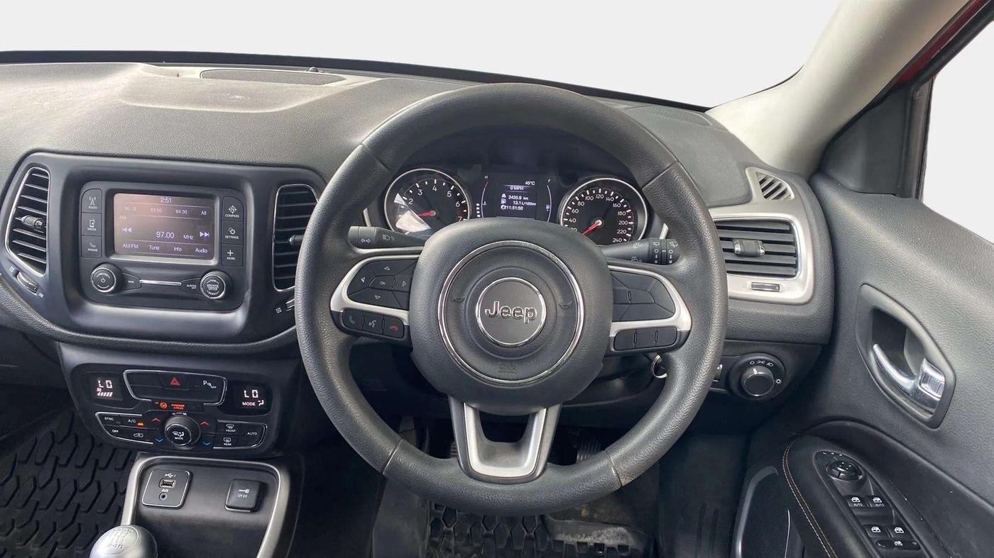 2019 Jeep Compass SPORT PLUS 1.4 PETROL, Petrol, Manual, 33,816 km, Steering Wheel Close Up