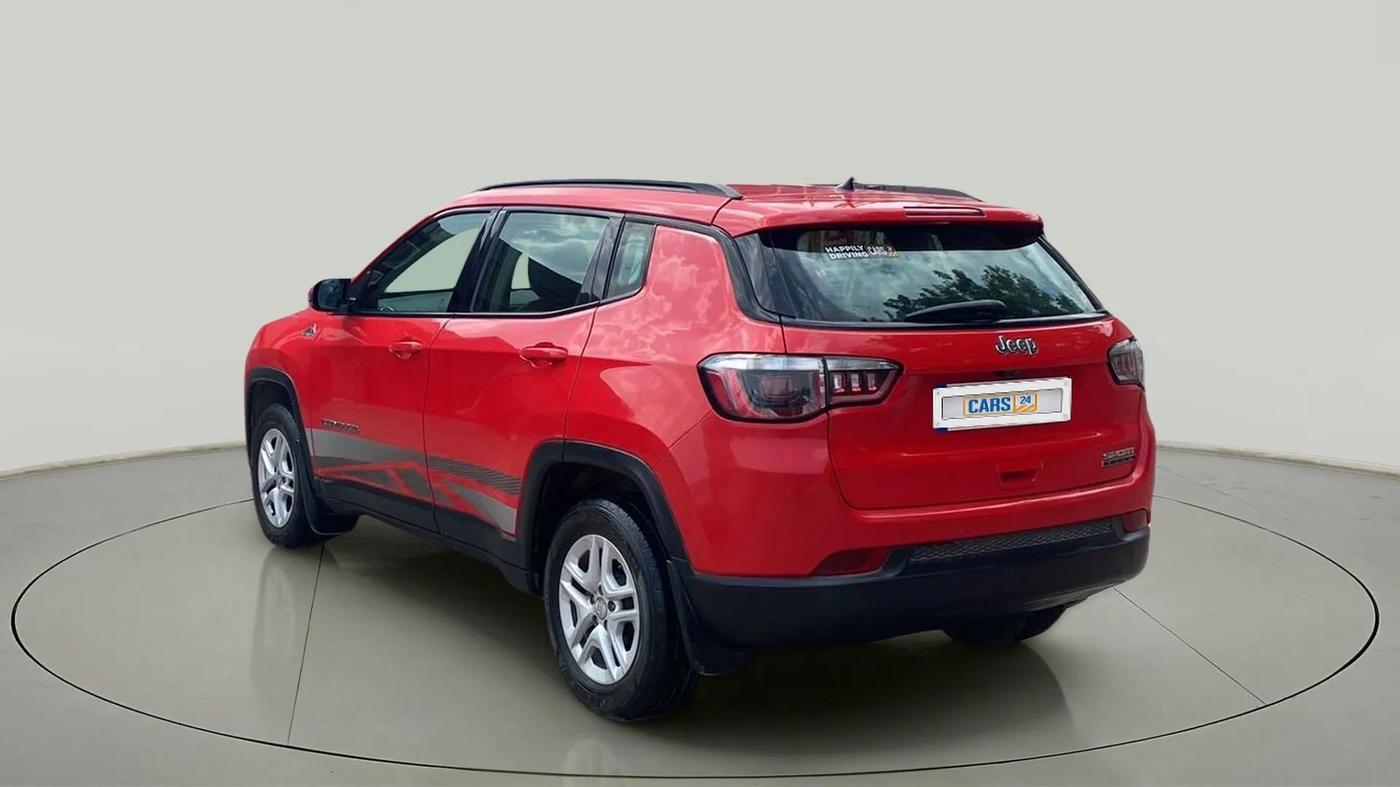 2019 Jeep Compass SPORT PLUS 1.4 PETROL, Petrol, Manual, 33,816 km, Left Back Diagonal