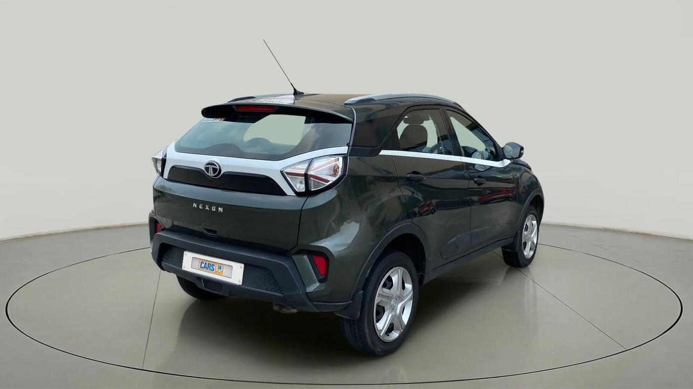 2020 Tata NEXON XM SUNROOF PETROL, Petrol, Manual, 85,102 km, Right Back Diagonal