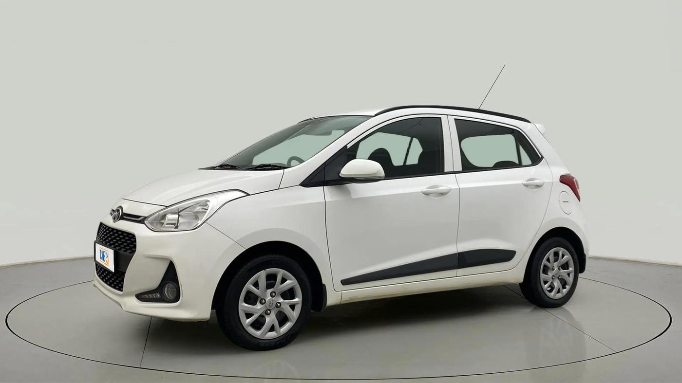 2018 Hyundai Grand i10 SPORTZ 1.2 KAPPA VTVT, Petrol, Manual, 15,535 km, Left Front Diagonal