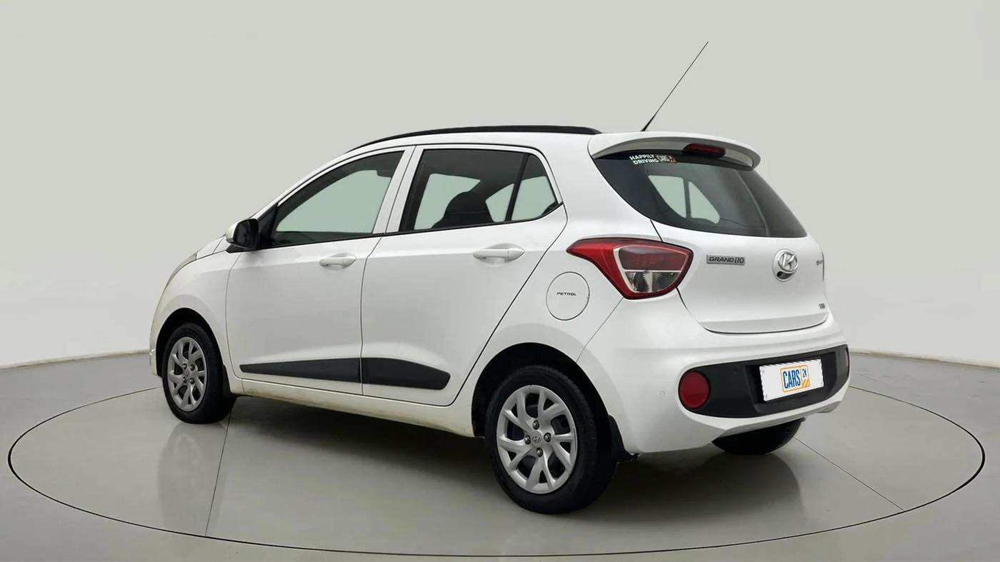 2018 Hyundai Grand i10 SPORTZ 1.2 KAPPA VTVT, Petrol, Manual, 15,535 km, Left Back Diagonal