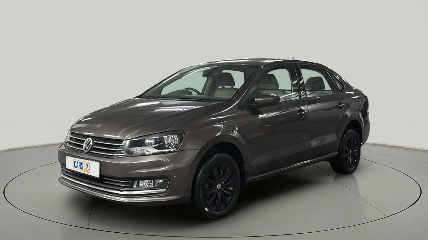 2016 Volkswagen Vento HIGHLINE PETROL AT, Petrol, Automatic, 35,712 km, Left Front Diagonal