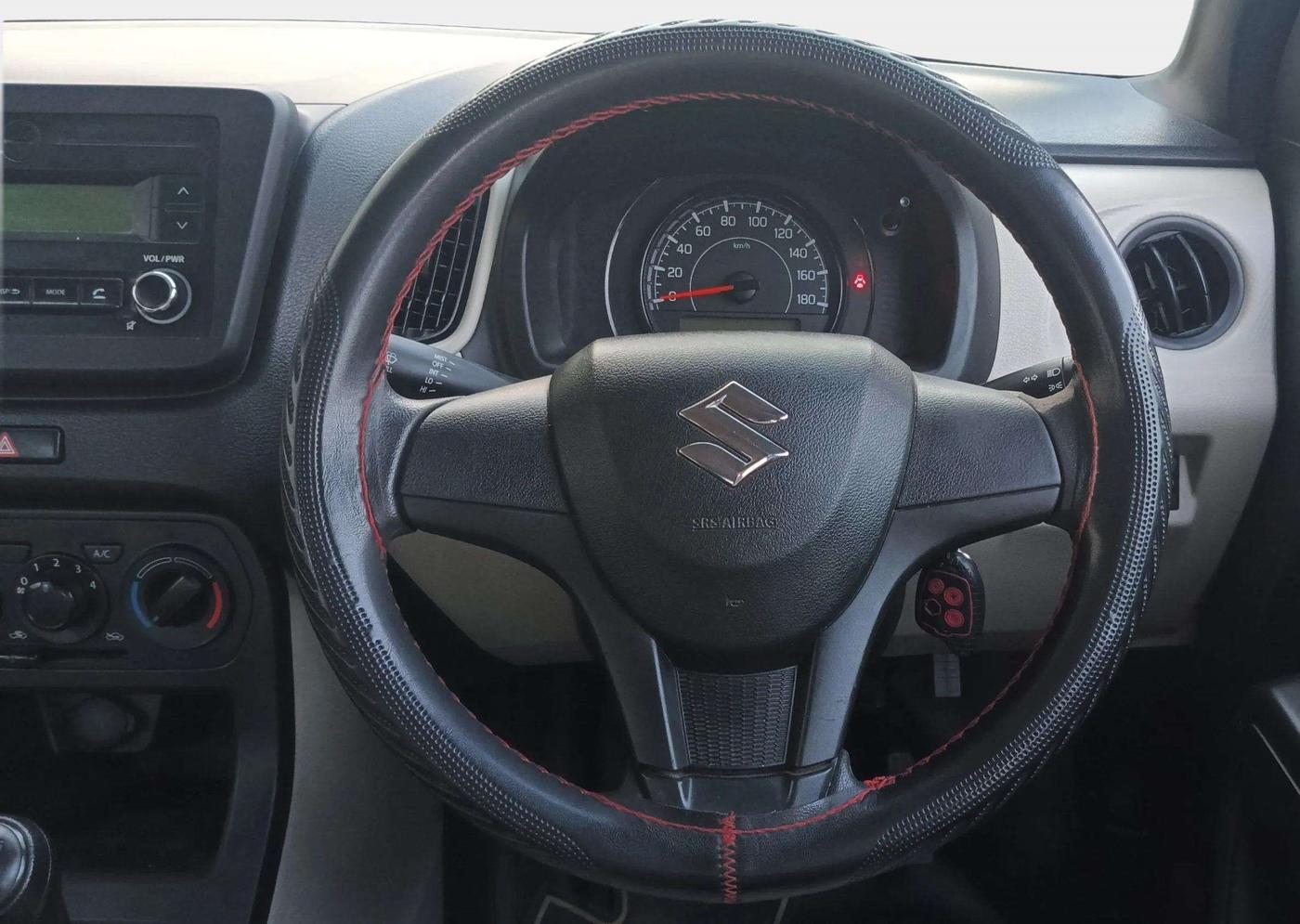 2021 Maruti New Wagon-R LXI CNG 1.0, CNG, Manual, 1,43,760 km, Steering Wheel Close Up