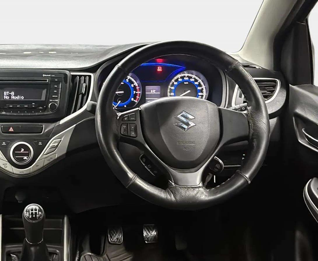 2016 Maruti Baleno DELTA PETROL 1.2, Petrol, Manual, 48,469 km, Steering Wheel Close Up