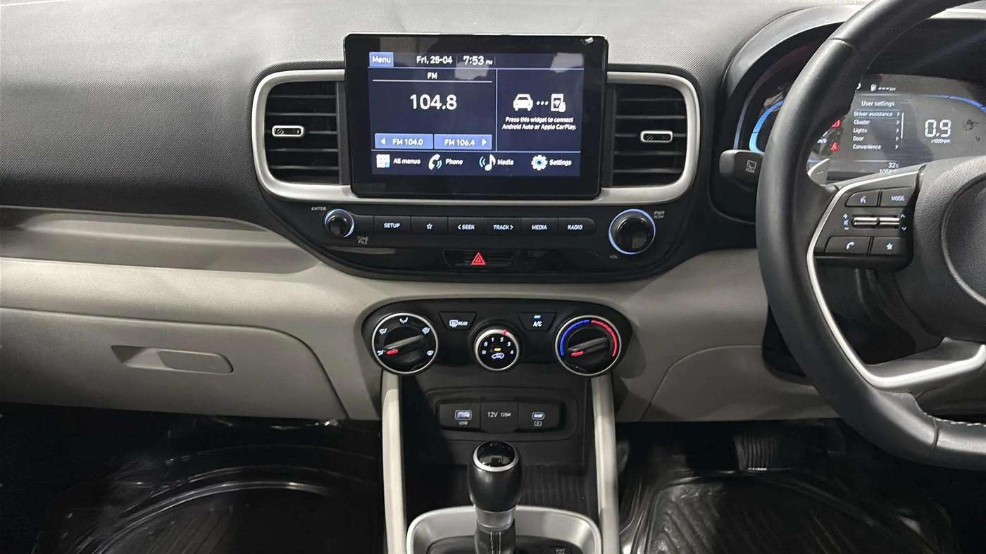 2022 Hyundai VENUE S (O) 1.0 TURBO DCT, Petrol, Automatic, 10,662 km, Air Conditioner