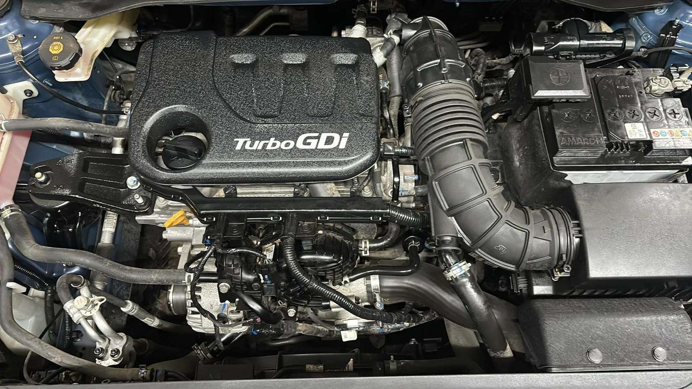 2022 Hyundai VENUE S (O) 1.0 TURBO DCT, Petrol, Automatic, 10,662 km, Engine View