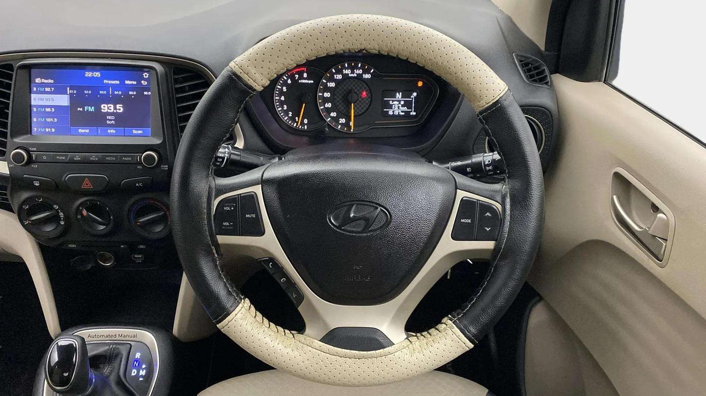 2018 Hyundai NEW SANTRO SPORTZ AMT, Petrol, Automatic, 16,161 km, Steering Wheel Close Up