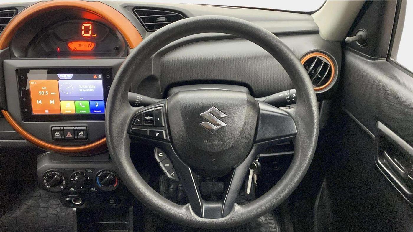 2020 Maruti S PRESSO VXI PLUS AMT, Petrol, Automatic, 19,771 km, Steering Wheel Close Up