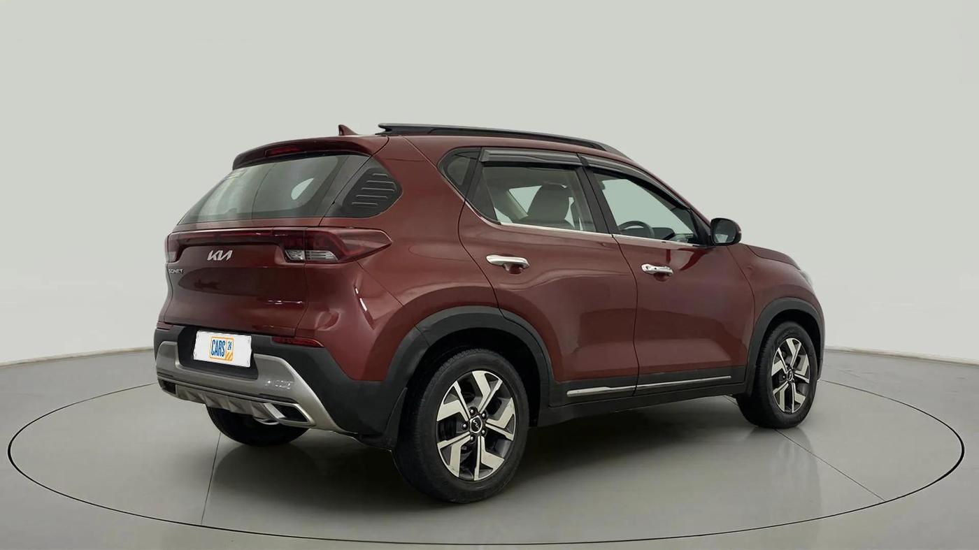 2021 KIA SONET HTX 1.5, Diesel, Manual, 30,279 km, Right Back Diagonal
