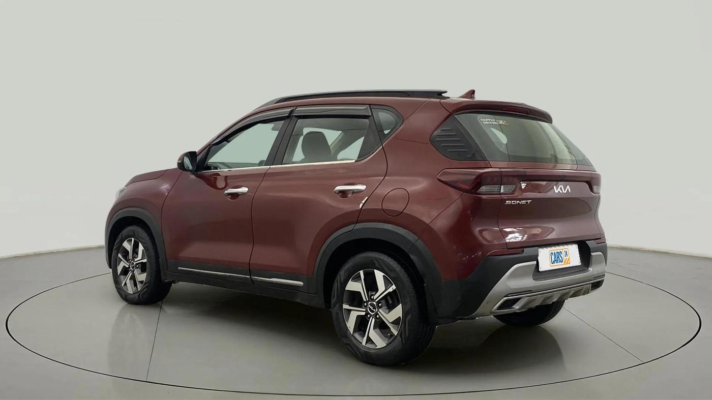 2021 KIA SONET HTX 1.5, Diesel, Manual, 30,279 km, Left Back Diagonal