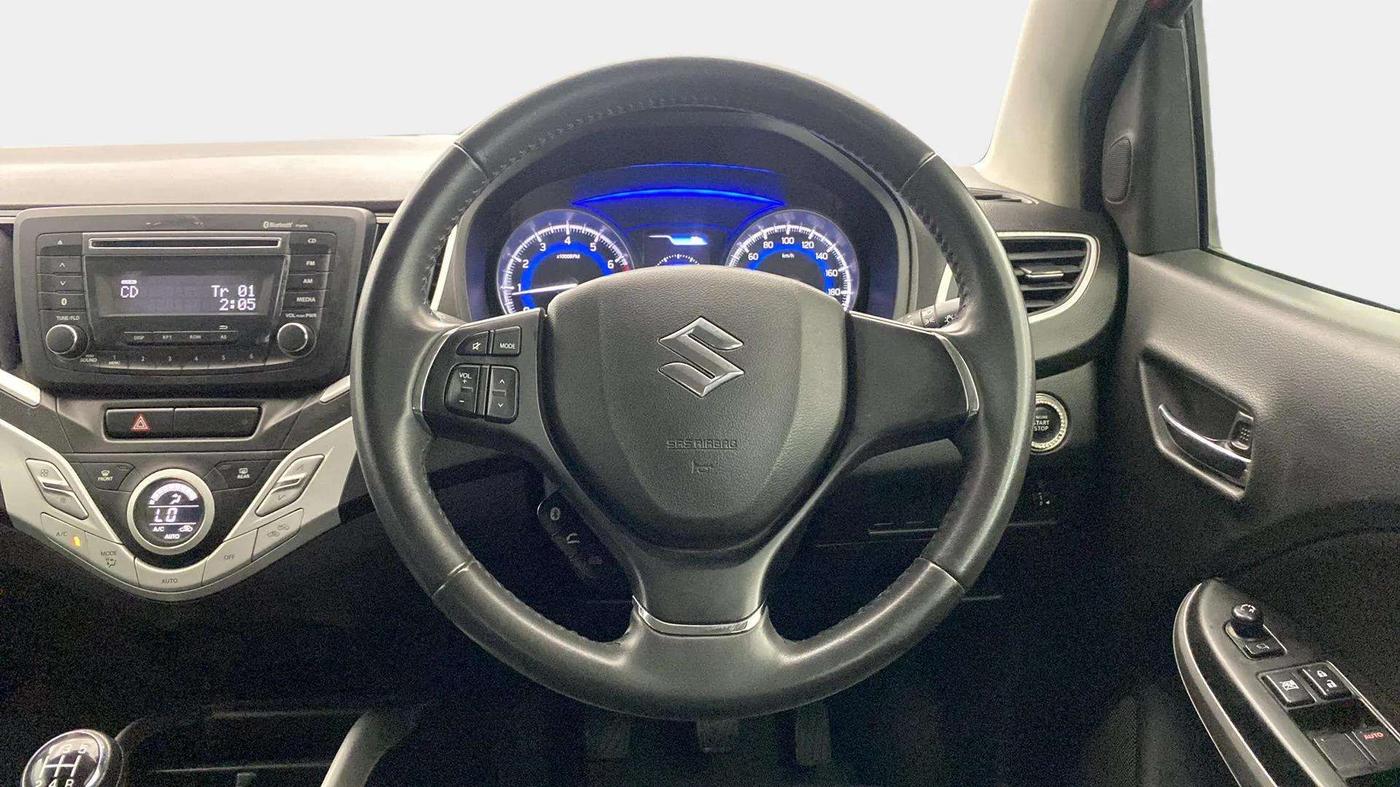 2018 Maruti Baleno ZETA PETROL 1.2, Petrol, Manual, 62,295 km, Steering Wheel Close Up