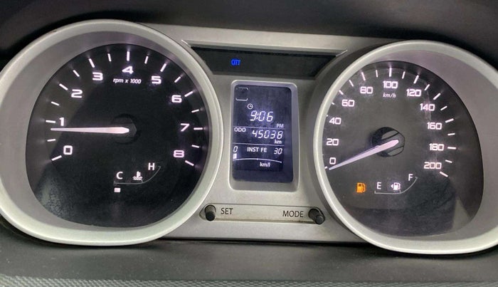 2018 Tata Tiago XZ PETROL, Petrol, Manual, 45,009 km, Odometer Image