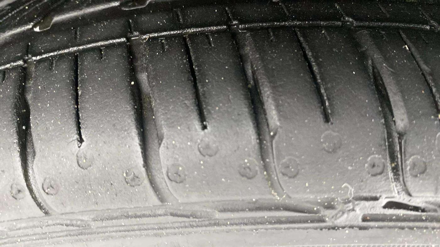2023 Tata TIGOR XZA PLUS PETROL, Petrol, Automatic, 3,588 km, Left Front Tyre Tread