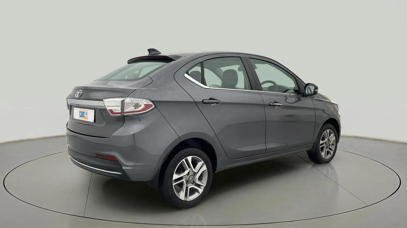 2023 Tata TIGOR XZA PLUS PETROL, Petrol, Automatic, 3,588 km, Right Back Diagonal