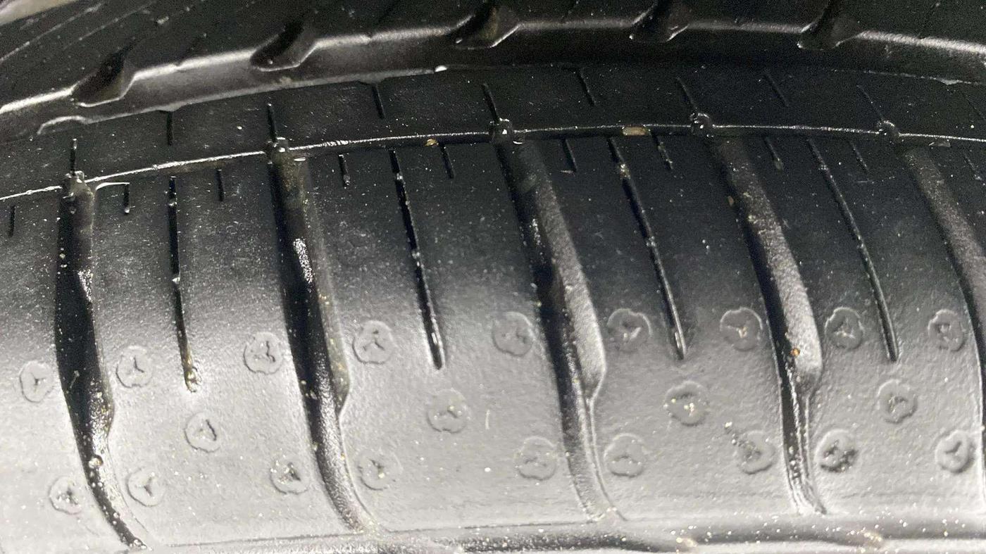 2023 Tata TIGOR XZA PLUS PETROL, Petrol, Automatic, 3,588 km, Left Rear Tyre Tread