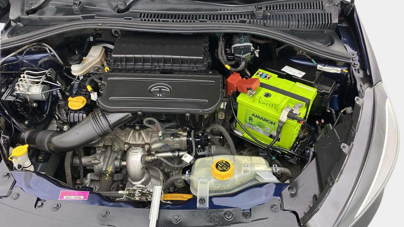 2023 Tata Tiago XZA PLUS PETROL, Petrol, Automatic, 17,163 km, Engine View - Left