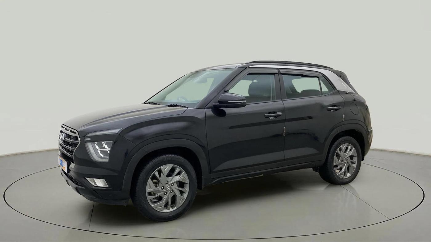 2020 Hyundai Creta SX (O) 1.4 TURBO DCT, Petrol, Automatic, 49,251 km, Left Front Diagonal