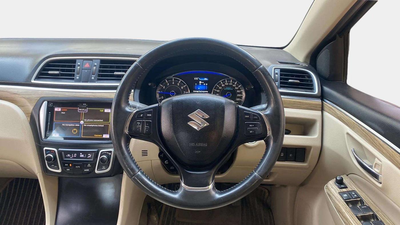 2019 Maruti Ciaz ALPHA 1.5 SHVS PETROL, Petrol, Manual, 54,620 km, Steering Wheel Close Up