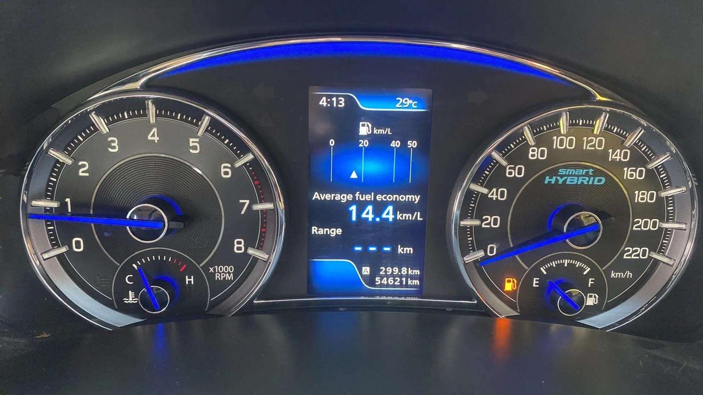 2019 Maruti Ciaz ALPHA 1.5 SHVS PETROL, Petrol, Manual, 54,620 km, Odometer Image