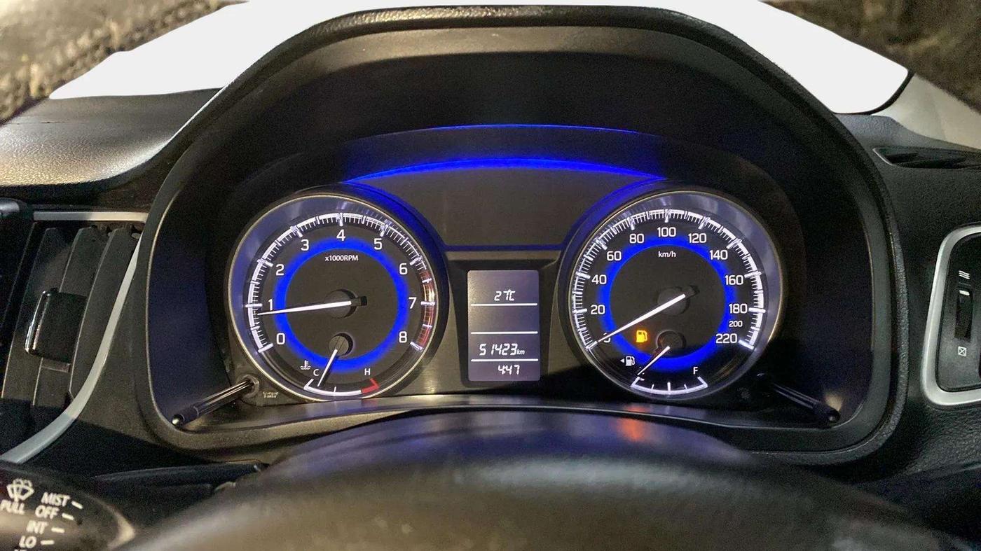 2017 Maruti Baleno DELTA PETROL 1.2, Petrol, Manual, 51,456 km, Odometer Image