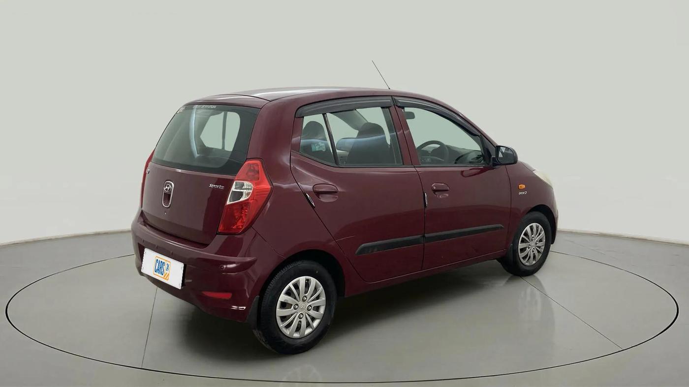 2014 Hyundai i10 SPORTZ 1.1, Petrol, Manual, 47,703 km, Right Back Diagonal