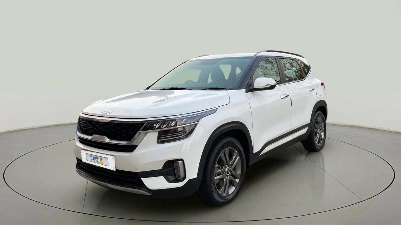2023 KIA SELTOS  HTX IVT G, Petrol, Automatic, 11,389 km, Left Front Diagonal