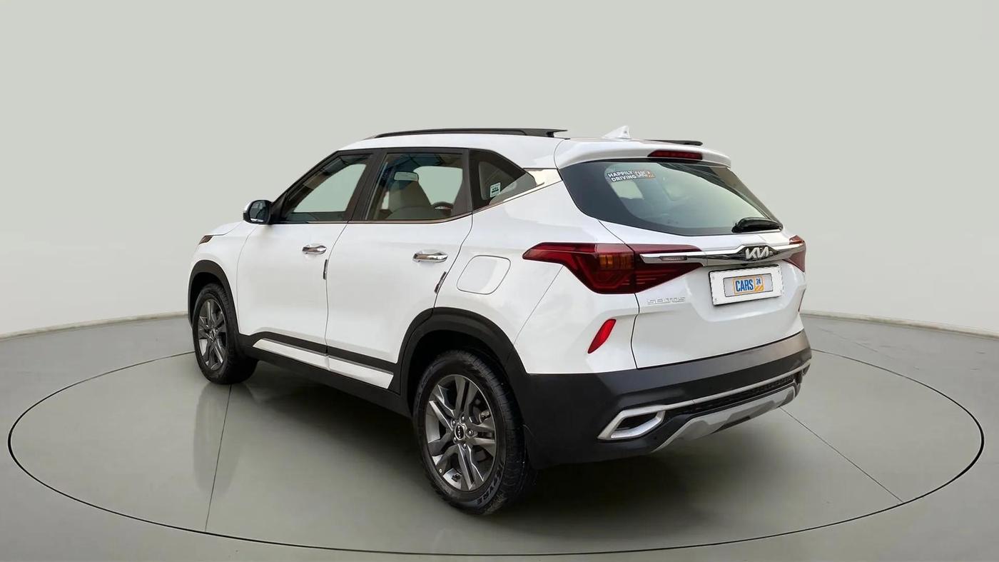 2023 KIA SELTOS  HTX IVT G, Petrol, Automatic, 11,389 km, Left Back Diagonal