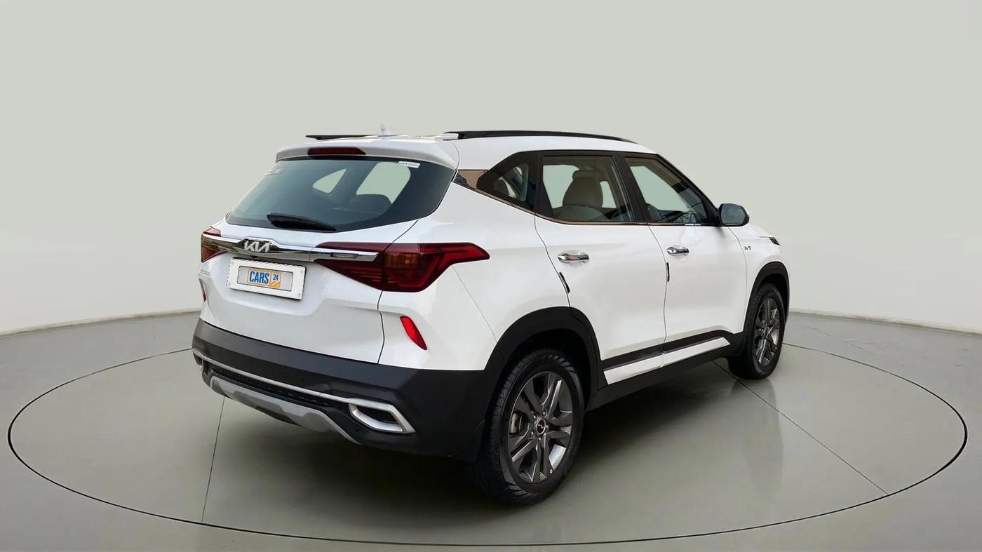 2023 KIA SELTOS  HTX IVT G, Petrol, Automatic, 11,389 km, Right Back Diagonal