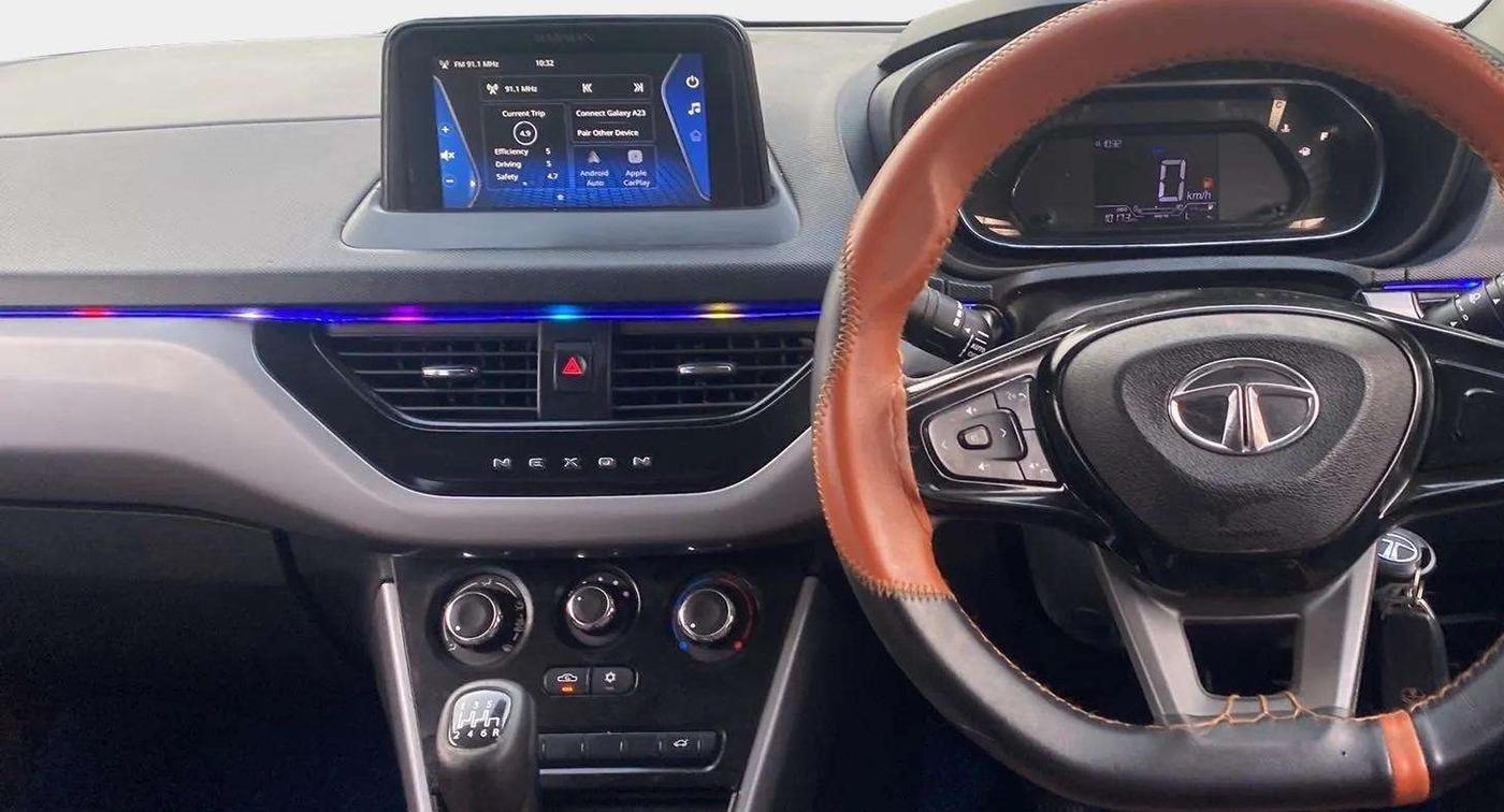 2023 Tata NEXON XM PLUS SUNROOF PETROL, Petrol, Manual, 10,163 km, Air Conditioner