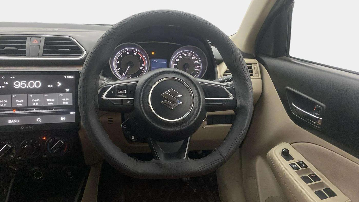 2019 Maruti Dzire VXI, Petrol, Manual, 75,803 km, Steering Wheel Close Up