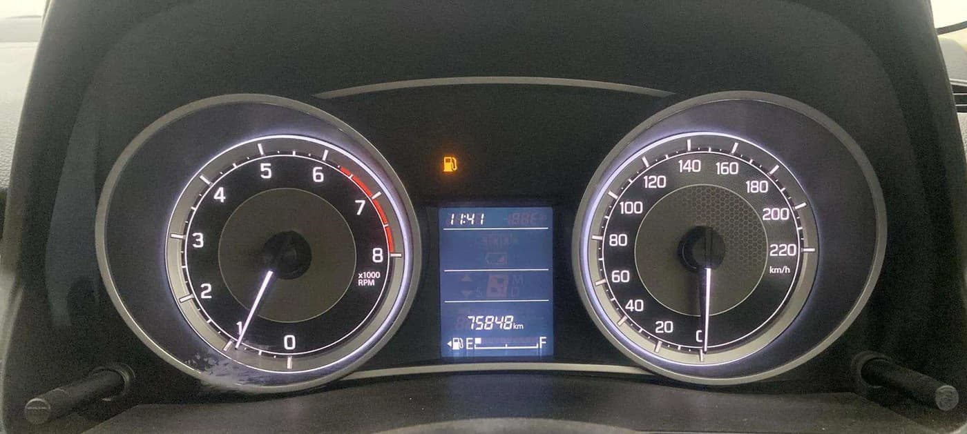 2019 Maruti Dzire VXI, Petrol, Manual, 75,803 km, Odometer Image