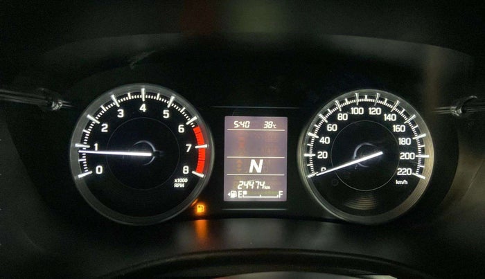 2023 Maruti Baleno DELTA 1.2 AGS, Petrol, Automatic, 24,453 km, Odometer Image