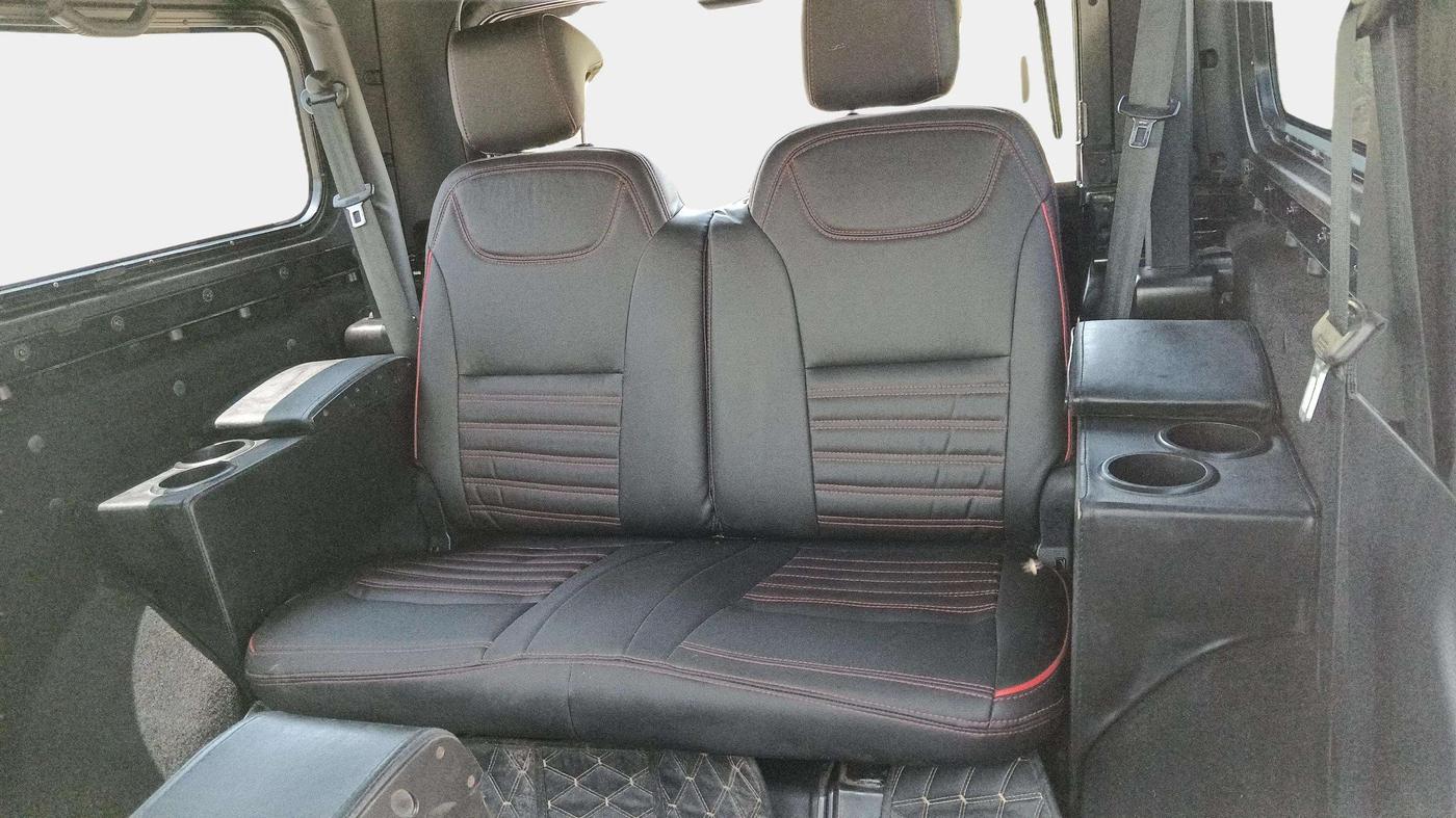 2022 Mahindra Thar LX PETROL HT 4WD AT, Petrol, Automatic, 16,881 km, Right Side Rear Door Cabin