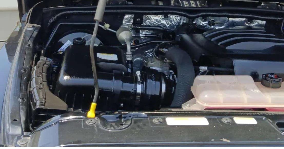 2022 Mahindra Thar LX PETROL HT 4WD AT, Petrol, Automatic, 16,881 km, Engine View - Right