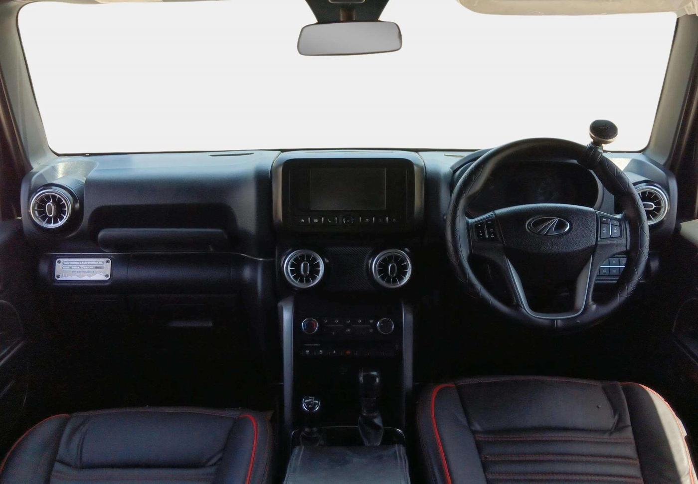 2022 Mahindra Thar LX PETROL HT 4WD AT, Petrol, Automatic, 16,881 km, Dashboard